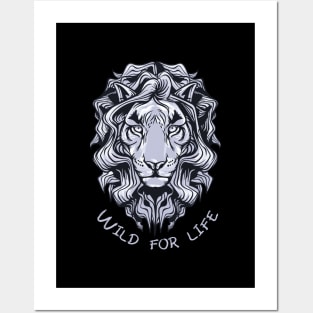 'Wild For Life' Environment Awareness Shirt Posters and Art